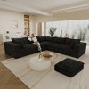 Whisen Cloud Sofa, Corduroy Fabric, Deep Seat Couche - 2 of 4