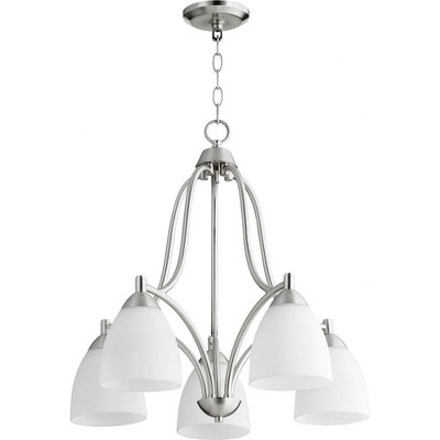 Quorum Lighting Barkley 5-Light Satin Nickel Nook Pendant