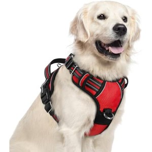 rabbitgoo Dog Harness for Large Dogs, with Easy Control Handle and Reflective Strips, Red, XL - 1 of 1