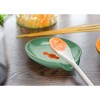 Nat & Jules Forest Green 6 x 4 Glossy Ceramic Oval Countertop Spoon Rest - 4 of 4