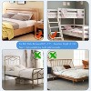 MaseiKar Bedside Shelf for Bed, Foldable Bunk Bed Shelf Organizer for Room Essentials Clip On Nightstand Bed Side Shelf Tray - 3 of 4