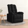 vidaXL Fabric Recliner in Black - Modern, Relaxation-Type, Comfortable Seating Furniture with Sponge & PP Cotton Filling - 2 of 4
