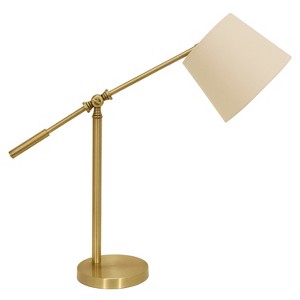 Connor Adjustable Arm Table Lamp Brass (Lamp Only) - Decor Therapy