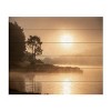 Trademark Fine Art GS Photo Misty Morning on Hidden Lake Wood Slat Art - 3 of 4
