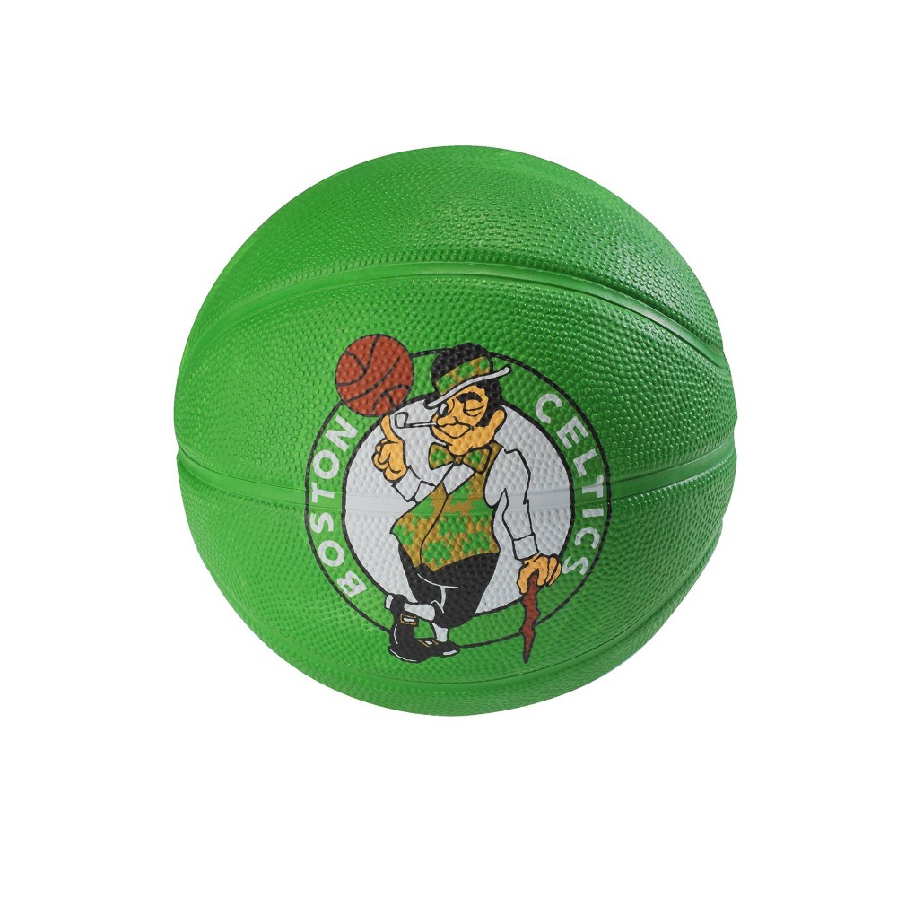 UPC 029321655362 product image for Spalding Boston Celtics Mini Ball Size 3 Rubber Basketball | upcitemdb.com