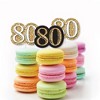 Big Dot of Happiness Adult 80th Birthday - Gold - DIY Shaped Birthday Party Cut-Outs - 24 Count - 3 of 4
