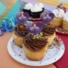 University at Albany Primary Logo Heart Love Cupcake Picks Toppers Decoration Set of 6 - 4 of 4