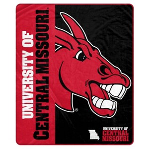 NCAA Central Missouri Mules & Jennies Ultra Soft Tailgate Throw Blanket - 1 of 2