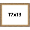 PosterPalooza | 17x13 Wood Antique Frame with UV Acrylic, 4 Finishes: Bronze, Gold, Silver, and Black - 2 of 4