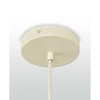 Coenbell Rattan Pendant Beige - Signature Design by Ashley: Bohemian Dome-Shaped Ceiling Light - 4 of 4