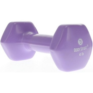 Body Sport Vinyl Coated Dumbbell Weight, Strength Training Equipment for Home Gym - 1 of 4