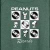 Women's - Peanuts - Snoopy Vinyl Lightweight French Terry Wide Neck Long Sleeve Shirt - 2 of 4