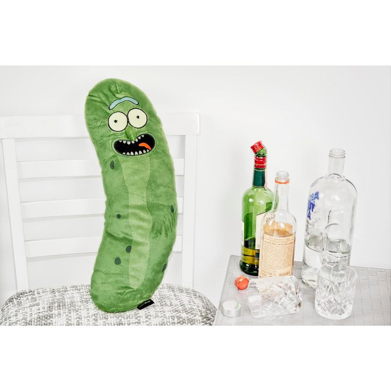 Franco Manufacturing Co Rick and Morty 20" Pickle Rick Plush Pillow, 5 of 7