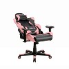 Sport TS-4300 Ergonomic High Back Racer Style PC Gaming Chair, Pink - 4 of 4