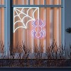 Animated Novelty Faux Neon Spider and Web with Cool White and Purple LEDs - Hyde and EEK! Boutique™ - 2 of 4