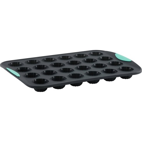 Silicone Mini Muffin Pan. 24 Cup Mini Size. 100% Silicone