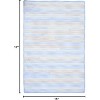 Colonial Mills Ticking Stripe Rect - Starlight sample swatch Rug - 2 of 2