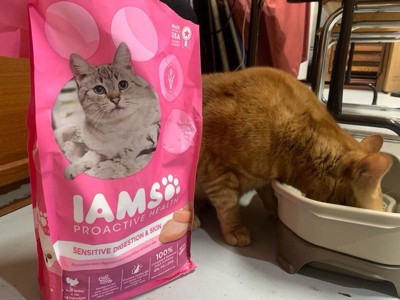 Iams sensitive hotsell cat food