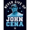 Women's WWE John Cena Never Give Up Blue Logo T-Shirt - 2 of 4