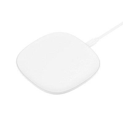 Just Wireless 5W Qi Wireless Charging Pad with 4ft TPU Charging Cable - White