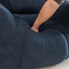 PAGED 39.4" Ergonomic Bean Bag Chair with Armrests, Classic Lazy Sofa with Memory Foam, Comfy Chair for Adults and Kids in Living Room - 4 of 4