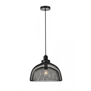 Elegant Lighting Warren Collection Pendant D13.5in H11in Lt:1 Black Finish - 1 of 4