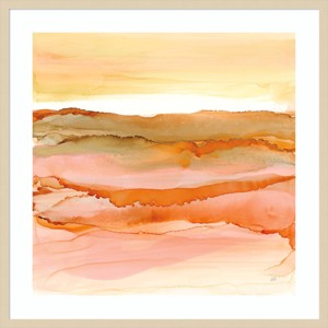34" x 34" Desertscape I by Chris Paschke Framed Wall Art Print Light Brown - Amanti Art: Boho Decor, Acrylic & Wood Composite - 1 of 4