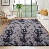 TROPOW Large Fluffy Living Room Area Rug Soft Plush Bedroom Throw Carpet Modern Solid Color Shaggy Rug Non Slip Non Shedding Fuzzy Faux Fur Area Rug - 2 of 4