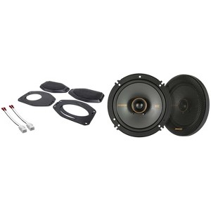 Kicker 51KSC6504 6.5" KS-Series Coaxial Speakers and Sound Bar Mounting Kit Compatible with Jeep JL (2018-2023) & JT (2020-2023) - 1 of 4