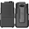 Nakedcellphone Holster for Siyata SD7 Mission Critical PTT Handset Radio - Ratchet Belt Clip Holder Case - Black - 3 of 4