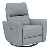 Recliner Chair, Swivel Rocker Chair for Adults with USB Charge Ports, Upholstered Chenille Fabric - 2 of 4
