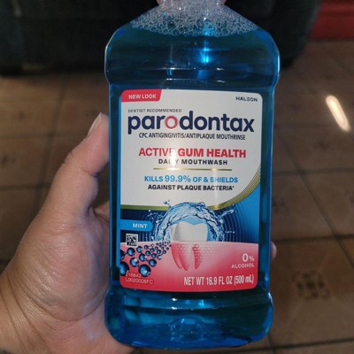 Parodontax Active Gum Health Mint Rinse Mouthwash - 16.9 fl oz/3ct : Target