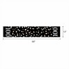 Big Dot of Happiness Adult 100th Birthday - Gold - Petite Birthday Party Paper Table Runner - 12 x 60 inches - 3 of 4