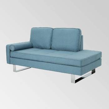Typhaine Modern Chaise Loveseat - Christopher Knight Home