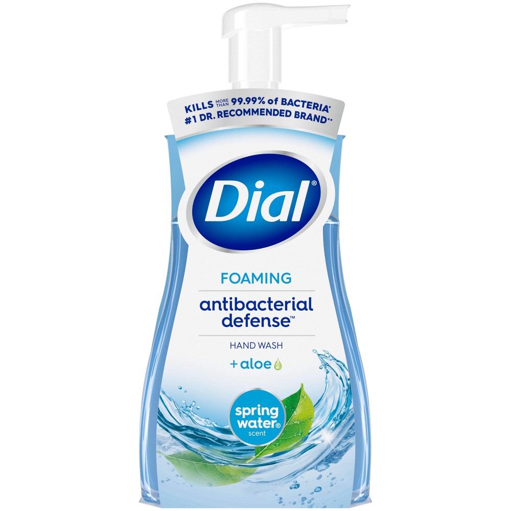 Photos - Shower Gel Dial Foaming Antibacterial Hand Wash Spring Water - 10 fl oz 