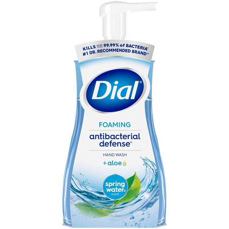 Dial Foaming Antibacterial Hand Wash Spring Water - 10 fl oz, 1 of 17