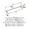 Amerock Enlivity Appliance Pull for Large Panels and Oversized Cabinets - 3 of 4