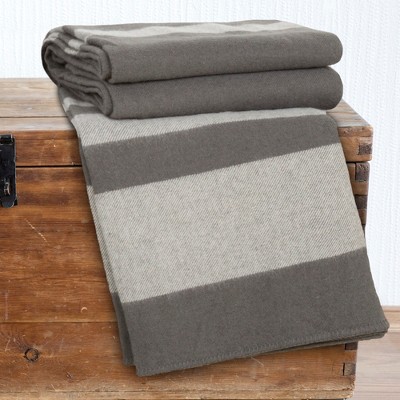 Australian Wool Blanket (Twin) Burgundy - Yorkshire Home