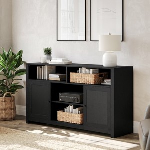 Flash Furniture Malaki Mid-Century Modern Buffet Sideboard with 2 Soft Close Doors and Adjustable Center Shelf, TV Stand for up to 65" TV's - 1 of 4