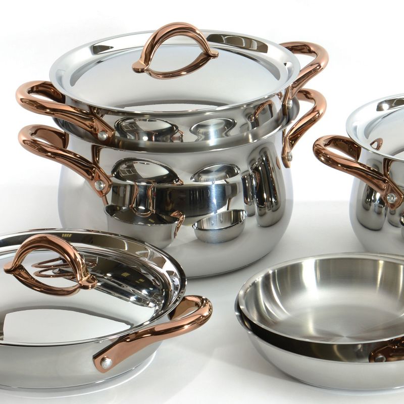 BergHOFF Ouro Gold 16Pc 18/10 Stainless Steel Cookware Set, 5 of 17