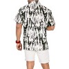 LA LEELA Men's Hawaiian Short Sleeve Button Down Shirt Mens Summer Shirts Casual Beach Holiday Hawaii Island Shirts for Men Funny - 3 of 4