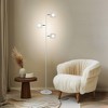 Brightech Tree Modern Dimmable (Includes LED Light Bulb) Tree Floor Lamp Matte White - 2 of 4