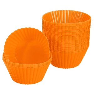 Unique Bargains Silicone Non-Stick Heat Resistant Baking Cups - 1 of 4