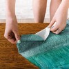 Galleryj9 Aqua Blue Geometric Abstract Textured Painting 50" x 60" Tapestry - Society6 - 3 of 3