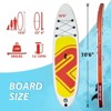 Nasitip 10’6" Inflatable Stand Up Paddle Board with SUP Accessories, Anti-Slip Deck, Lightweight & Stable for Adults & Youth - 2 of 4