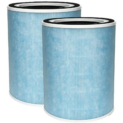Nispira 4-in-1 True HEPA Activated Carbon Filter Replacement For Purezone Turbo Air Purifier PEAIRCYL 2 Packs