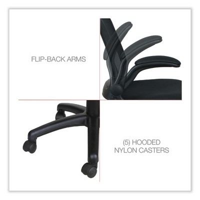 Black Mesh Executive Swivel Chair with Adjustable Arms