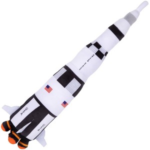 ArtCreativity Stuffed Saturn Rocketship Plush Toy - 1 of 4