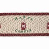 Earth Rugs Lodge-Inspired Happy Camper Oval Stair Tread – 27"x8.25" Jute - 2 of 3