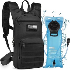 Tactical Hydration Backpack with TPU Water Bladder, Molle Compatible Lightweight Pack for Outdoor Activities - 1 of 4